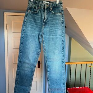 Zara Classic Skinny Leg Blue Jeans
